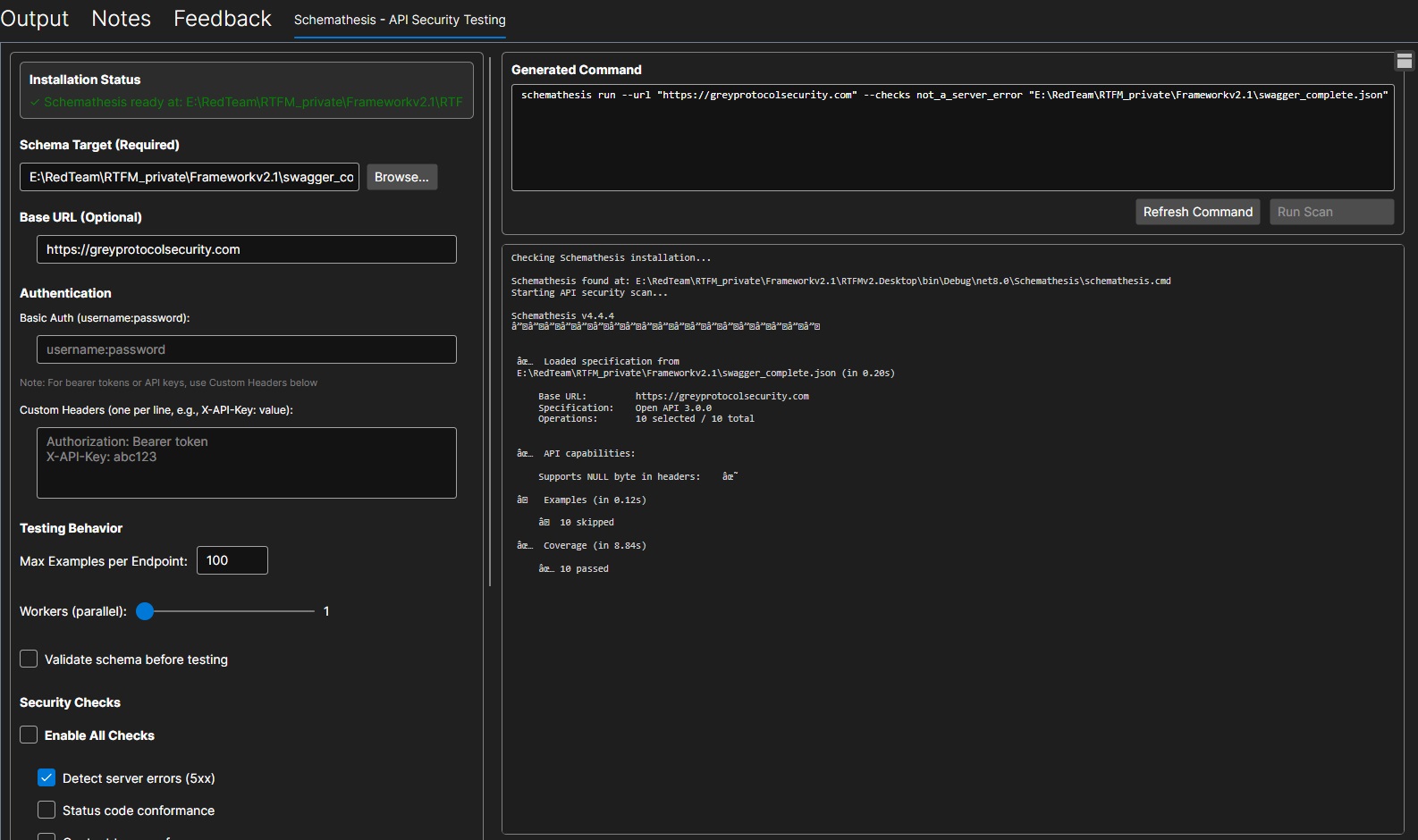 Schemathesis Added in RTFMv2
